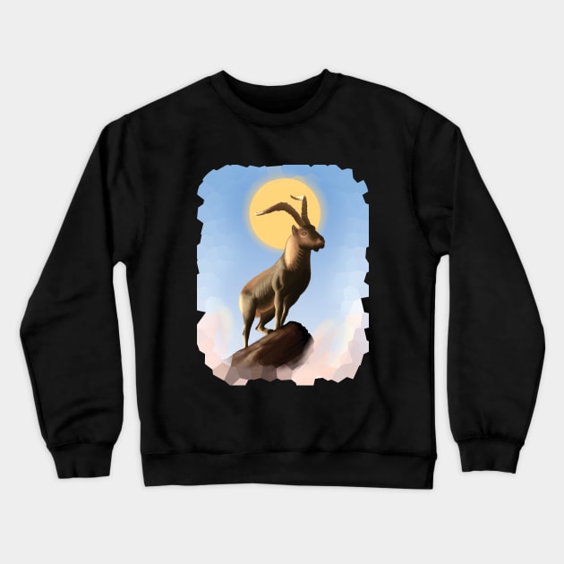 Goat Crewneck Sweatshirt by TMBTM